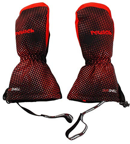 J-Skifauster Reusch Maxi R-Tex III schwarz-rot