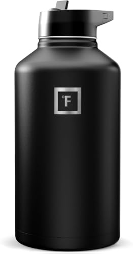 Insulated Water Bottle with Straw - 650/950/1200/1800 ml - Leakproof Double-Walled Stainless Steel Metal Drink Flask BPA-Free - Sports Travel Gym Camping Hiking Kids