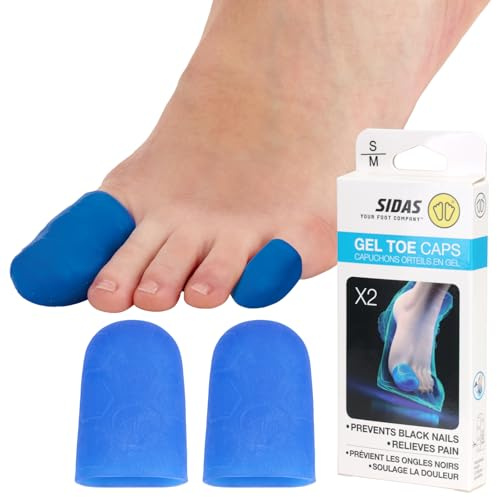 Sidas Gel Toe Cap - Cappuccio protettivo per le dita del piede in gel X2