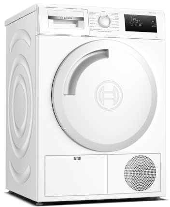 Bosch WTH83057II Serie 4, Asciugatrice a pompa di calore, capacità 7 kg, EasyClean, Auto Dry, Programma Rapido