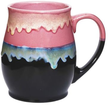 Große Kaffeetasse aus Keramik, 25 oz/710 ml, spülmaschinen- und mikrowellengeeignet, extragroße Teetasse, perfekt für Büro und Zuhause, tolles Geschenk (rosa)