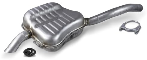 ATEC Endschalldämpfer + Montagematerial Kompatibel mit FORD GALAXY Mk2 (WA6), MONDEO Mk4 (BA7), MONDEO Mk4 Stufenheck (BA7), MONDEO Mk4 Turnier (BA7), S-MAX (WA6)
