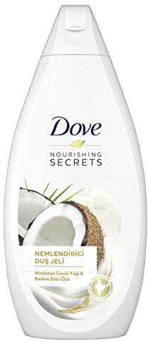 Dove Coconut Oil and Almond Milk 500 ml Shower Gel(Pack of 4)
