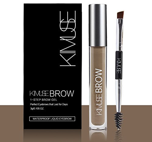 Allbesta Augenbrauen Farben Dye Gel Eyebrow Tinting Tattoo Langanhaltend (#01 BRUNETTE)