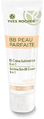 Yves Rocher BB Cream Tinted Moisturizer Foundation for a perfect complexion, All skin type, Dermatologically tested, 50 ml tube (Light)