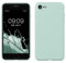 kwmobile Handyhülle für iPhone SE 2022 Hülle/iPhone SE 2020 / iPhone 8 / iPhone 7, für iPhone SE Hülle - Schutzhülle für kabelloses Laden - Case in Cool Mint