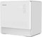 Cookology CMDW5WH Small Portable Mini Table Top Dishwasher, 5 Place Settings, 7 Wash Cycles, Delay Start, Touch Controls and ECO Friendly Mode - White