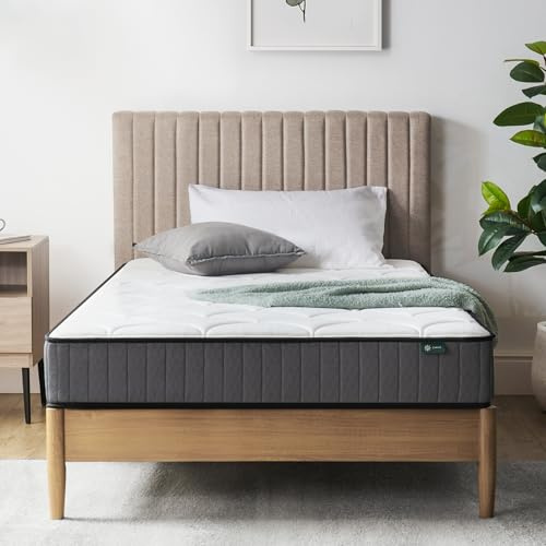 Zinus Materasso Singolo 80x190 cm Hybrid - Altezza 20 cm - Tight Top - Materasso Memory Foam e Molle Insacchettate - Certificato OEKO-TEX - Comfort Ergonomico