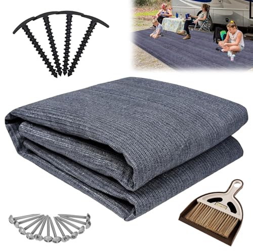 DAZZTIME Stuoia Tappeto per Tenda e Campeggio, Tarp Telo da Campeggio 2.5x6m