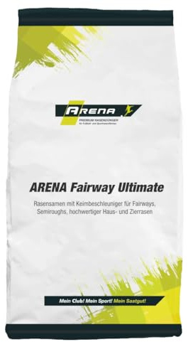 ARENA Premium Golfrasen Saatgut mit Keimbeschleuniger 3kg I Rasensamen tiefschnittverträglich und schnellkeimend I Fairway Ultimate