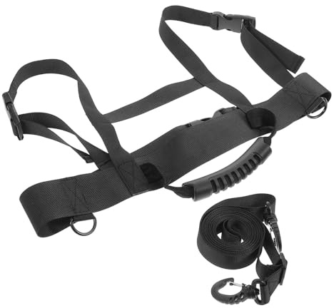 VANZACK Imbracatura da Sci e Snowboard per Cinghie di Fissaggio, Cintura da Allenamento Anticaduta per Sport Invernali, Accessorio Portatile per Apprendimento e Sicurezza Outdoor