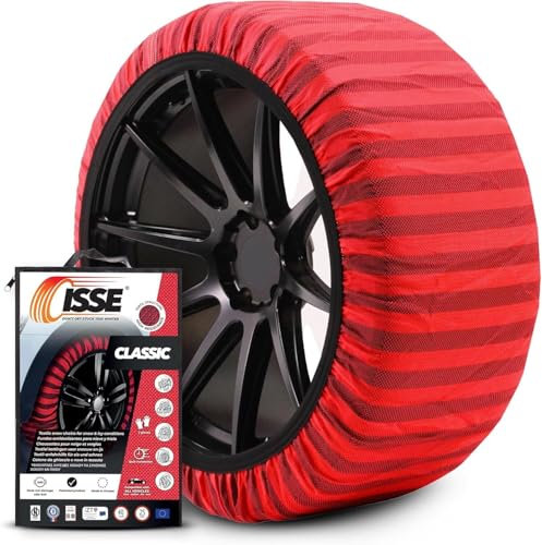 Isse Set of 2 ISSE Classic Textile Snow Chains for Car Size 70