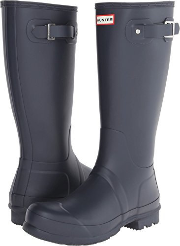 HUNTER Herren Gummistiefel Navy/weiß/schwarz/rot 45,5