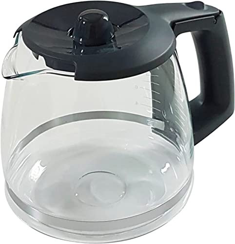 Lichtblau Verseuse en verre anthracite pour machine à café TKA6A Bosch I Verseuse de rechange pour TKA6A044 & TKA6A047 I Pour machine à café filtre I Accessoire pour machine à café Bosch