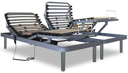 Ventadecolchones - Cama Articulada Reforzada con Motor eléctrico 180 x 200 cm (2 unds 90 x 200 cm + unión) - Incluye Subida y Montaje