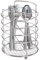 Premier Housewares Durable Cutlery Caddy, Metal, Silver, Large