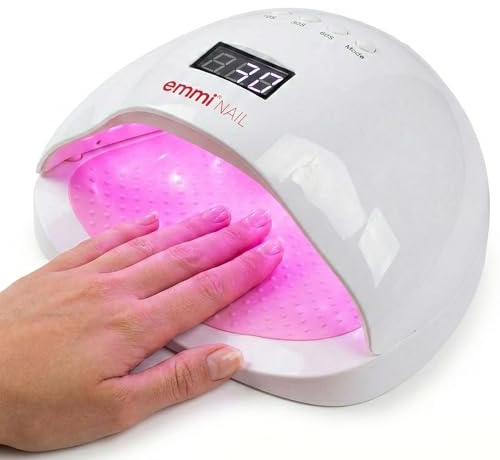 Emmi Nail Ladies Light UV/LED-Lichthärtungsgerät I UV Lampe für Gelnägel ohne Wärmeentwicklung I UV/LED Lampe I Startsensor LED-Anzeige & 3 Timer-Einstellungen