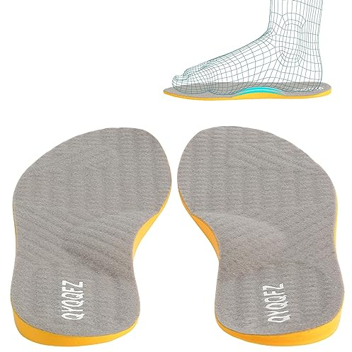 Supination Insoles for O/X Legs Bowed Legs, Orthopedic Insert for Women and Men Corrective Supination Side Heel Wedge Inserts (Size:10in)