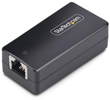 StarTech.com 1-portars gigabit nätverksisolator, kompakt inbyggd RJ45 Ethernet-koppling med 4 kV galvanisk isolering, IP40, TAA