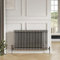 Greened House 3 Column Raw Metal Horizontal Column Radiator 600mm H x 800mm W Traditional Classic Style
