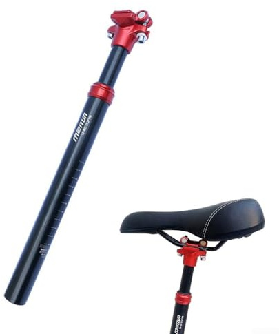 Entgoinggo Upgrade Your Bike's Suspension with MTB Bike Seatpost Suspension Tube 27 2 30 4 30 8 31 6 (30.4 * 350)
