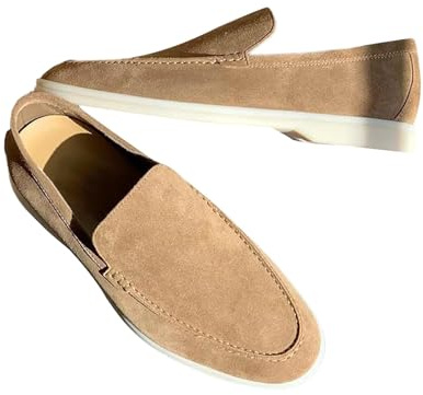 Mocassins homme en daim Penny Loafers chaussures de conduite confortables mocassins slippers chaussures pour homme slipper chaussures tendance pour homme à enfiler avec étrier couleur unie sneaker