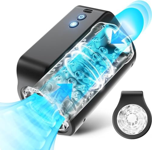 Masturvatore Per Uomo Elettrici Sex Toys, Sovralimentare Suzione 5 Modalità di Vibrazione Funzione Masturbatore, Vibratore Per Adatto all'Eserciz Sexytoysys uomo coppia ZC