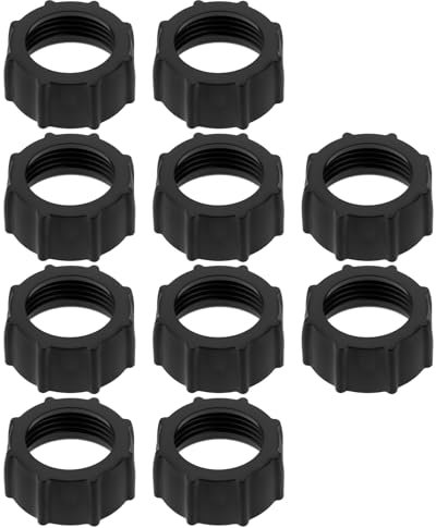 YINETTECH 10pcs Adattatore Per Giunto Sferico A Vite Per Supporto Per Telefono Da Auto Dado Di Serraggio Per Adattatori A Sfera Da 17 Mm Per Accessori Videocamera DVR E Fotocamera Rotondi