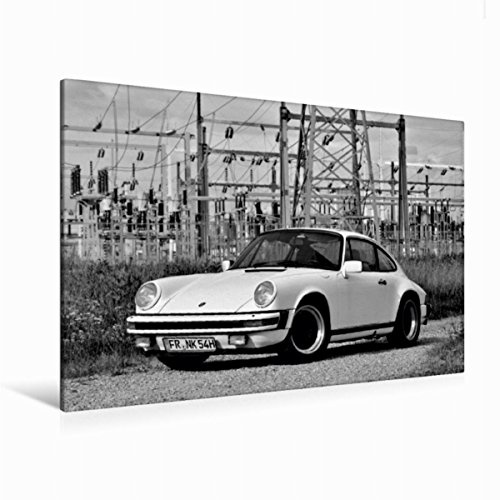 Premium Textil-Leinwand 120 x 80 cm Quer-Format Porsche 911 SC | Wandbild, HD-Bild auf Keilrahmen, Fertigbild auf hochwertigem Vlies, Leinwanddruck von Ingo Laue