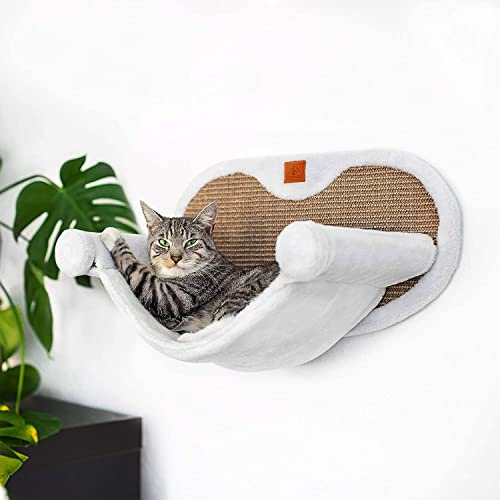 Pfotenolymp® Amaca per gatti fino a 10 kg, set completo, montaggio a parete
