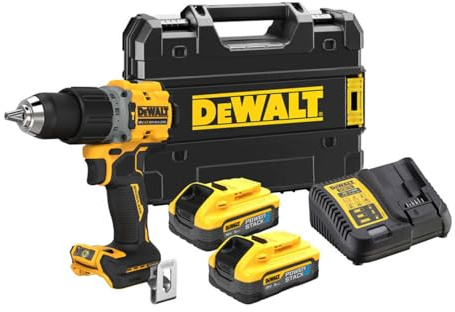 DEWALT DCD805H2T-QW Impact Wrench 18 V 2 Batteries PowerSTACK 5 Ah