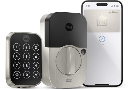 Yale YRD450-N-WF1-619 Assure Lock 2 Plus with Wi-Fi Apple Home Keys Smart, Satin Nickel