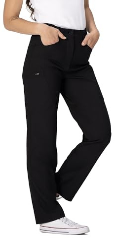 Chef Works Women's Eaze Cargo Pant, Black, Medium