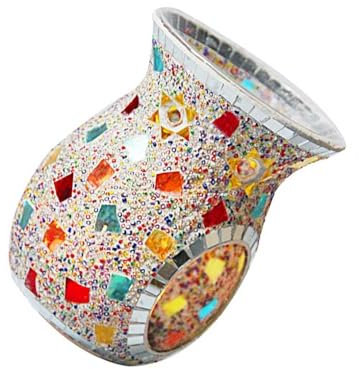 Bruciatore di cera aromatica luminosa atmosfera unica aromaterapia olio essenziale diffusore di cera più caldo diffusore di fragranza supporto colorato