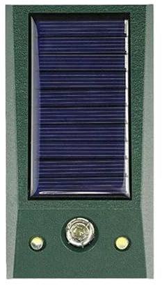 Scaccia Animali Ad Ultrasuoni Solare - Repellente Per Animali Da Esterno Impermeabile, Dispositivo Ultrasuoni Scacciacervi Con Doppio Flash | Repellente Ad Energia Solare Per Cani, Gatti, Procioni, Vo