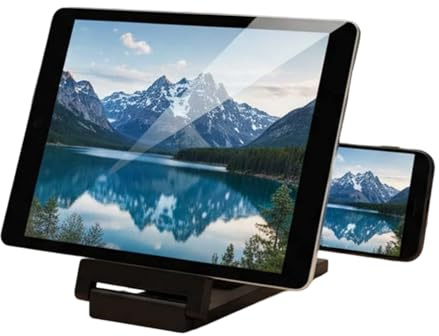 Ingranditore schermo 2026, amplificatore schermo HD per telefono cellulare, ingranditore schermo pieghevole, supporto per smartphone per guardare film, video e giocare ai videogiochi, 18 x 14 x 15 cm