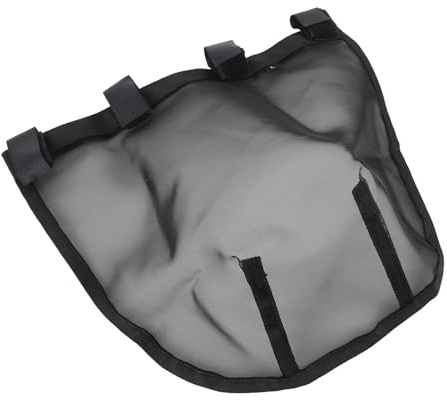 Phefop Cubierta de Red para Nariz de Caballo, Máscara contra Moscas de Malla de Nailon para Protección de la Cara del Caballo, Ideal para Montar a y Actividades Al Aire Libre (L)