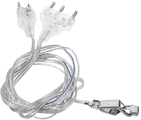 VILLCASE Cordon pour Fleuret D'escrime en Fil Électrique Haute Conductivité, Accessoire Essentiel pour Masque D'escrime, Adapté à L'entraînement aux Compétitions