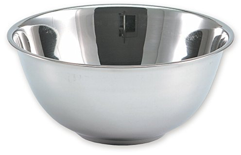 SSW Schüssel aus rostfreiem Edelstahl hergestellt, pflegeleicht, innen und außen poliert, Durchmesser: 20 cm, 465120