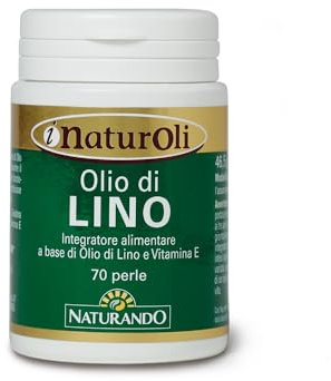 Naturando I Naturoli - Olio di Lino Integratore Alimentare, 70 capsule