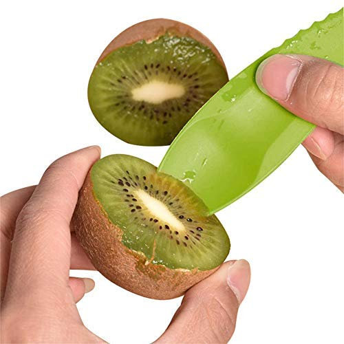 Egurs 10 stücke Kiwi Kunststoff Löffel Obst Peeler Cutter Löffel Küche Gadget