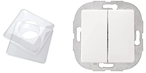REV 0509160555 Tapetenschutz 1fach 2x, REV 0240360106 PrimaLuxe Schalter