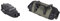 TOPEAK Unisex – Erwachsene Backloader Gepäckträgertasche, schwarz, 10 Liter & Unisex – Erwachsene Frontloader Lenkertasche, Schwarz-Grün, 50cm