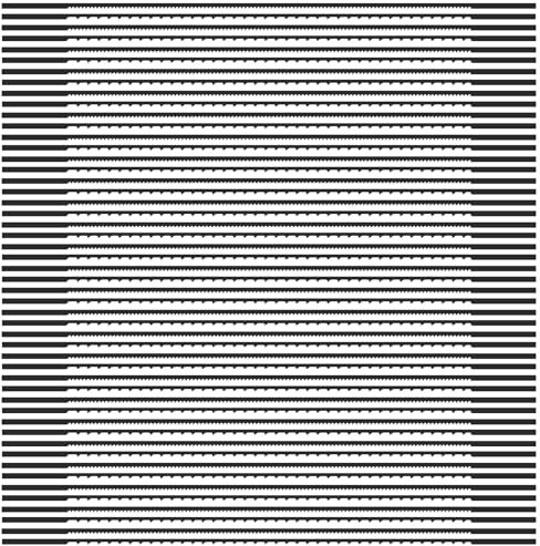 Foppla 50 Pack 5 Inch Scroll Saw Blades, Pinless Plain End High Carbon Steel, 10 TPI 28 TPI Assortment, Multi-Directional Tooth for Electric Scroll Saws, Woodworking, Wood Plastic Metal Cutting