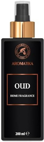Aroma Spray Oud 200 ml – Brume d'Ambiance Parfumée – Désodorisant & Parfum de Linge – Spray d'Intérieur Maison