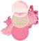 Highlighter Makeup Palette, 2-in-1 Blush und Highlighter, matte Schimmer, lang anhaltender Aufheller, wasserfeste Formel, perfekt für Gesichts-Make-up-Anwendung