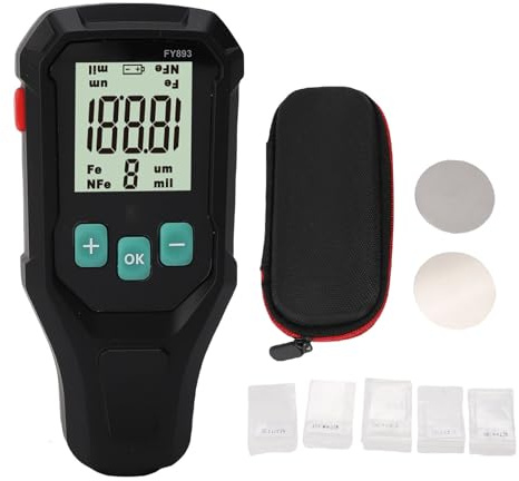 Paint Thickness Meter Automotive Coating Digital Tester for Car Coating Depth, Sound and Light Prompt