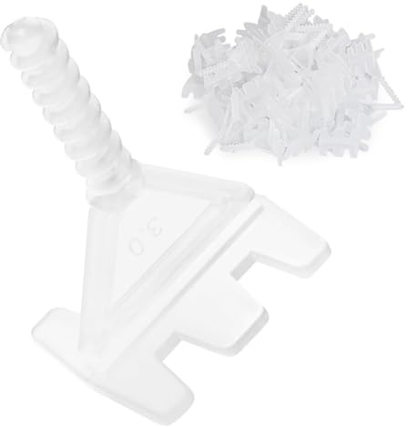 300 linguette filettate da 3 mm, sistema di livellamento delle piastrelle, sistema di livellamento delle piastrelle, sistema di livellamento delle piastrelle, cunei per piastrelle professionali in