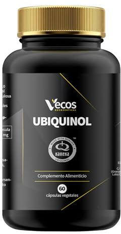 Ubiquinol Kaneka 100mg Coenzima Q10 de Alta Absorción – 60 Cápsulas Vegetales para Ayudar a la Energía Celular y Salud Cardiovascular (60 Cápsulas (1 Botes))