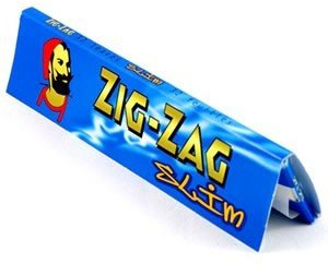 ZIG ZAG 160 zigzag zag blå king size smal rullpapper 5 böcker med 32